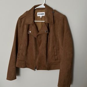 NWOT Steve Madden Faux Suede Jacket